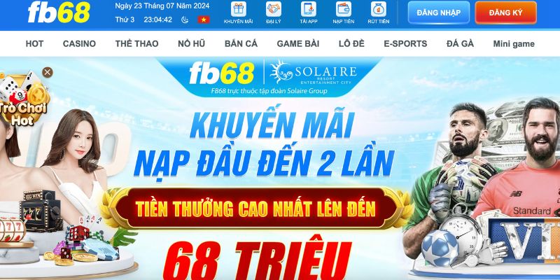 Giới thiệu FB68 điểm đến cá cược trực tuyến uy tín không thể bỏ qua